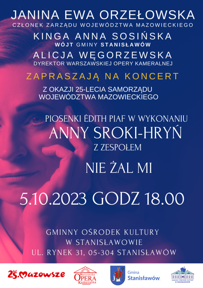 Koncert z okazji 25-lecia Samorządu Województwa Mazowieckiego