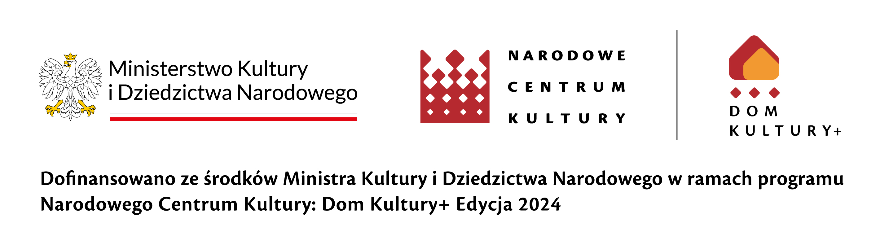 Logotypy Narodowego Centrum Kultury oraz Ministerstwa Kultury i Dziedzictwa Narodowego